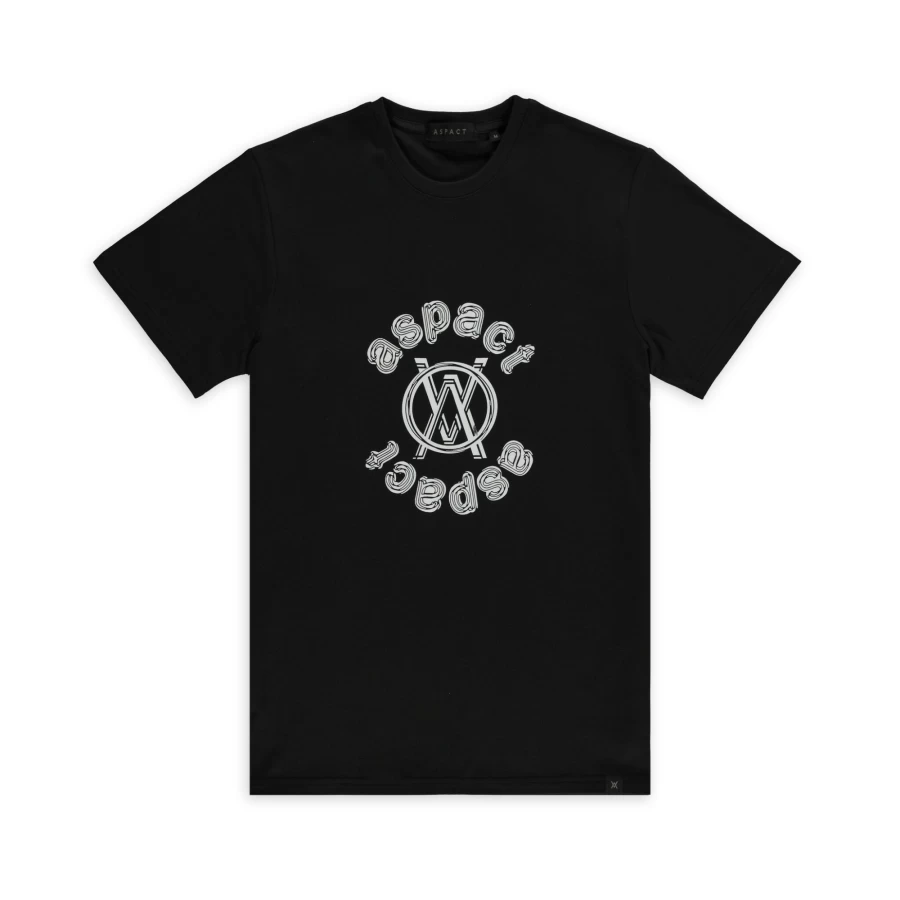 Aspact Black Lines Graphic T-Shirt for Men - Premium Cotton Tee with Unique Design