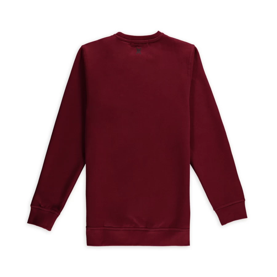 Aspact Rhubarb Color Circle Knit Sweater - Soft Casual Pullover for Women & Men