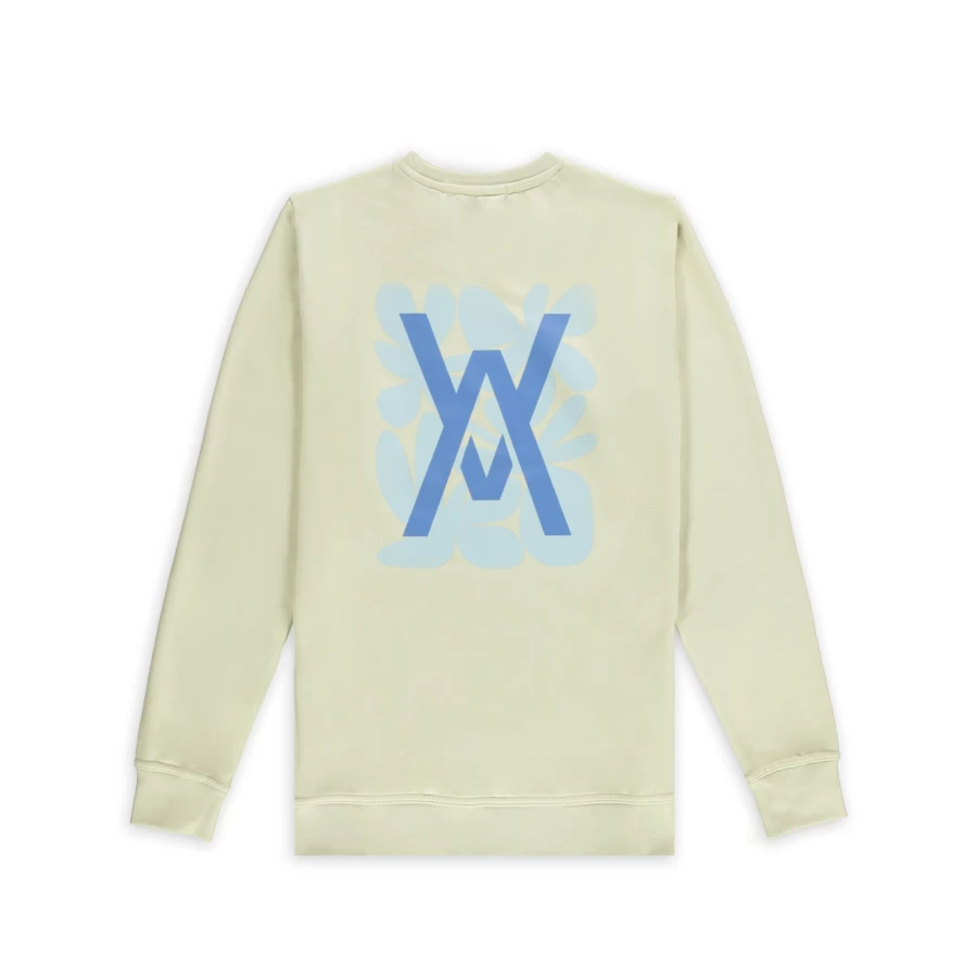Aspact Abstract 1.0 Aqua Blue Sweater - Soft Knit Pullover for Men & Women