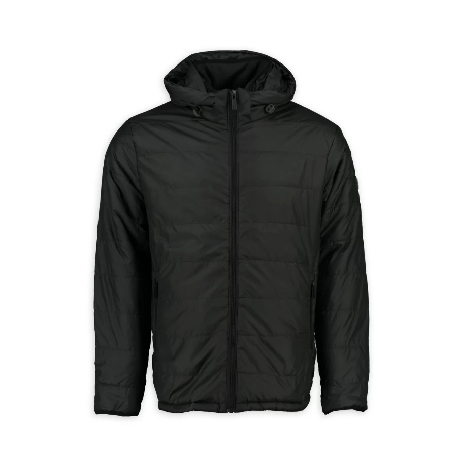 Aspact Men's Expedition Jacket - Waterproof Outdoor Winter Coat for Hiking & Camping - Black