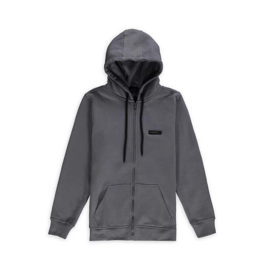 Aspart La Zipp Hoodie Quick Silver - Lightweight Zip-Up Sweatshirt for Men & Women