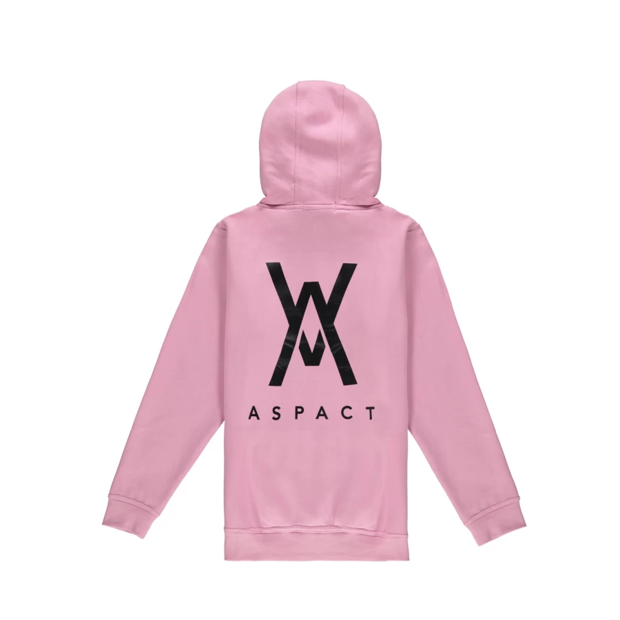 Aspact Lilac Hoodie with Back Logo - Comfortable Sachet Scented Pullover Sweatshirt