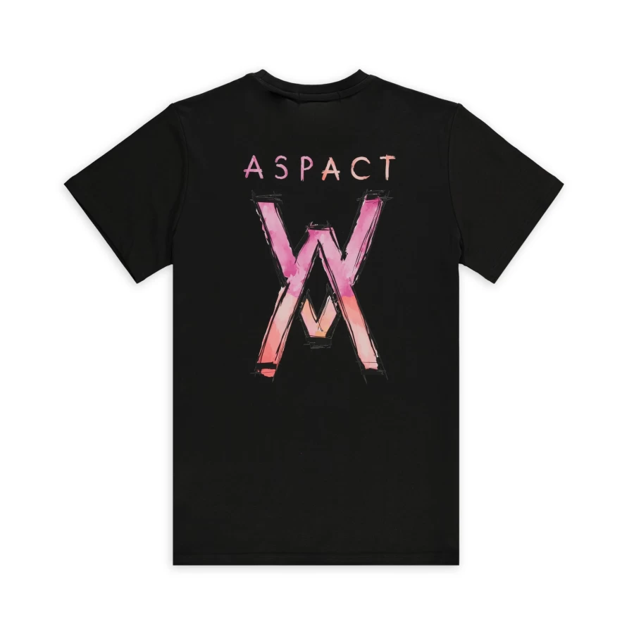 Aspact Abstract Tee 3.0 - Premium Black Graphic T-Shirt for Men & Women