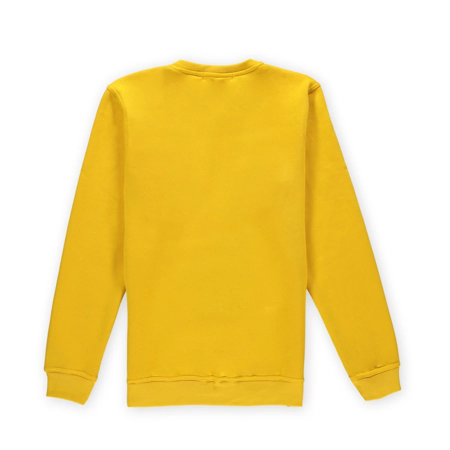 Aspact Bumblebee Logo Embroidered Crewneck Sweatshirt - Ton Sur Ton Design