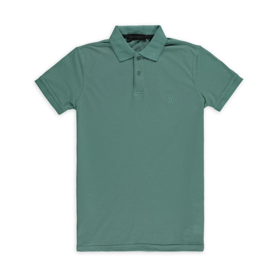 Aspact Mia Polo Shirt for Men & Women - Beryl Green Casual Comfort Fit Golf Tee