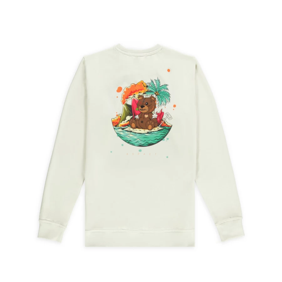 Aspact Lost Teddy Sweater Canoli - Cozy Knit Pullover with Teddy Bear Design