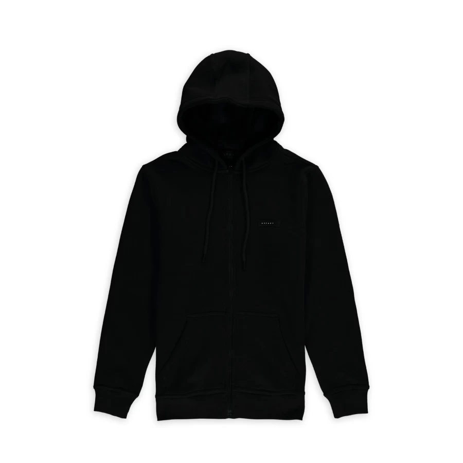 Aspact La Zipp Hoodie - Black Men's Zip Up Streetwear Jacket