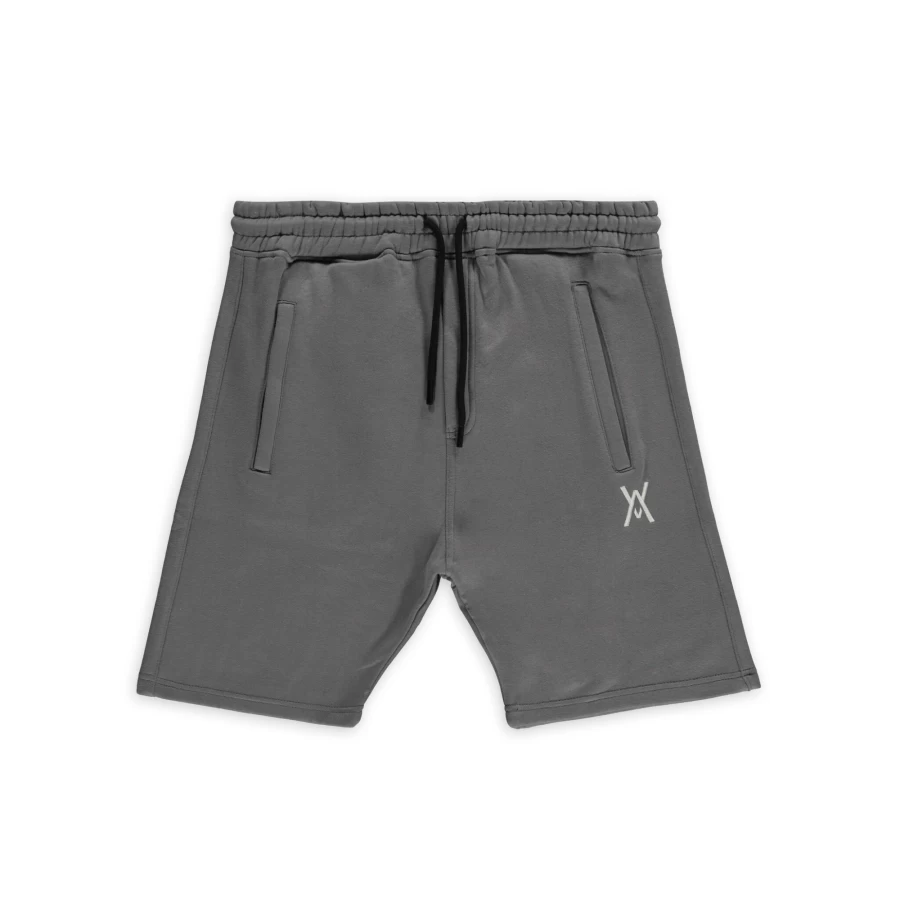 Aspact Roma Quick-Dry Silver Running Shorts for Men - Lightweight Athletic Shorts