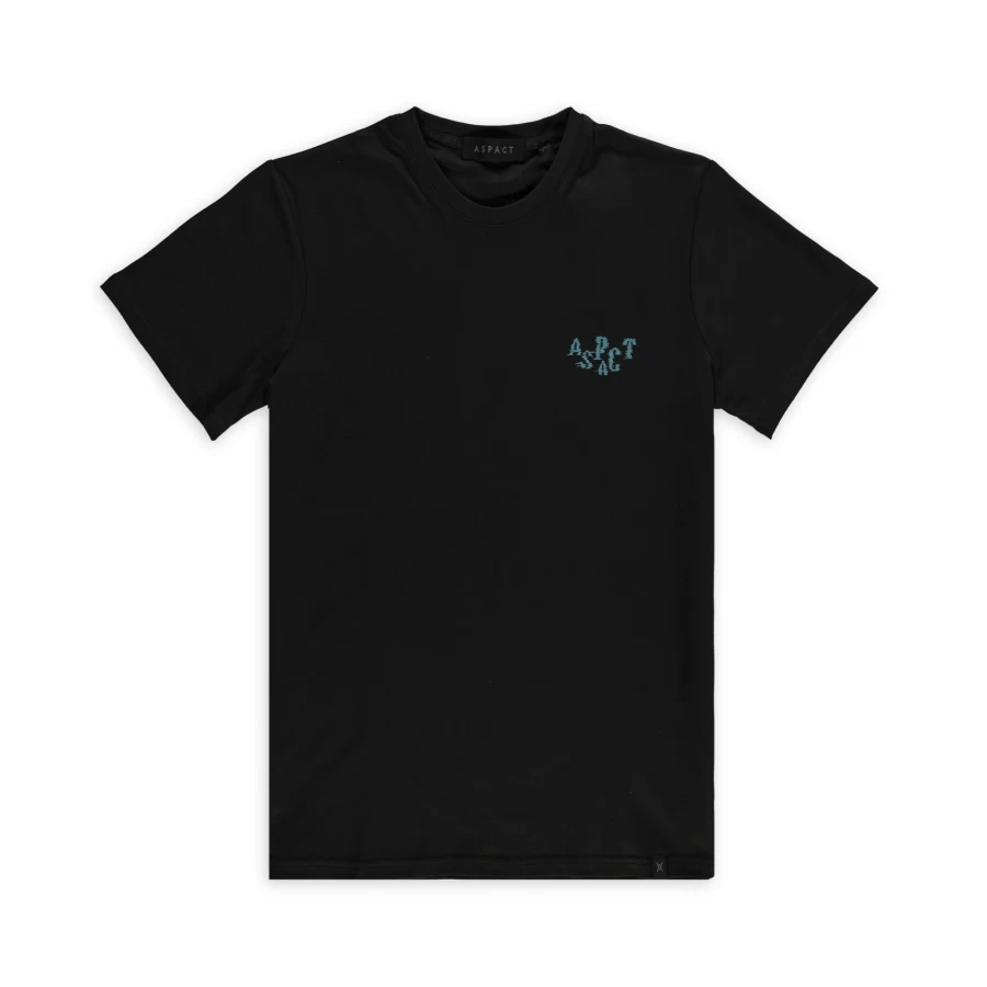 Aspact Men's Mountain Graphic T-Shirt - Black Outdoor Adventure Tee