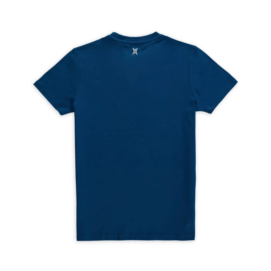 Aspact Noris Classic Blue T-Shirt for Men - Premium Cotton Casual Tee