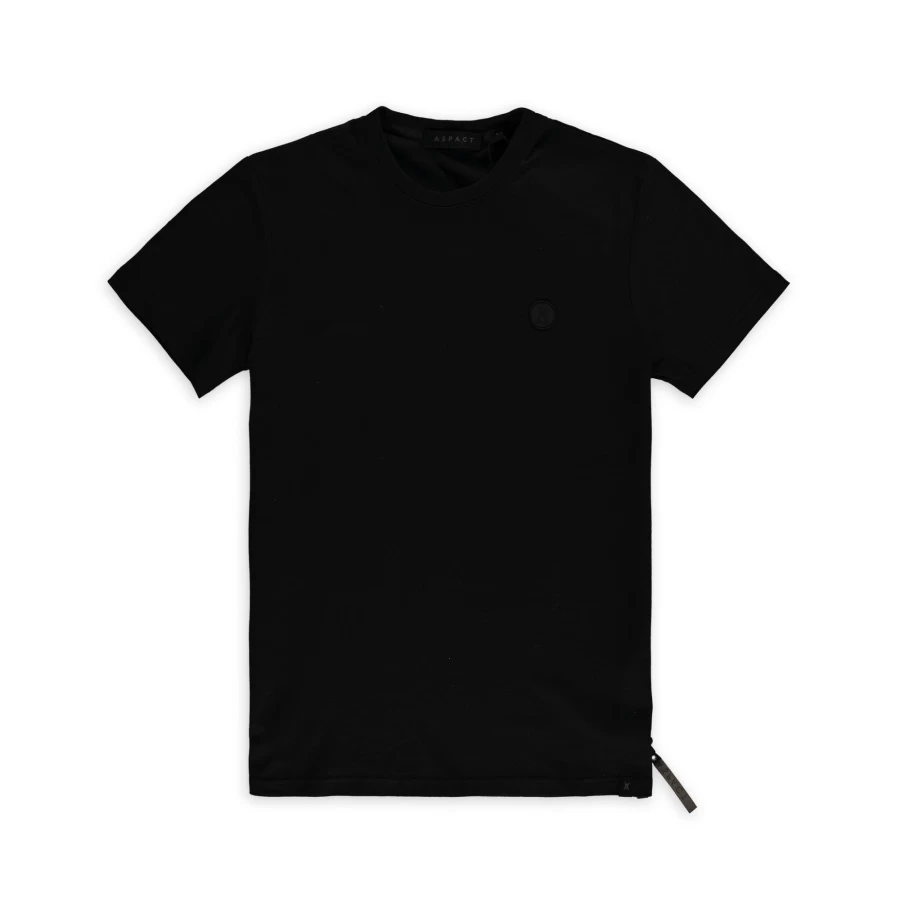 Aspact Clipper Black Tee - Premium Cotton T-Shirt for Men & Women