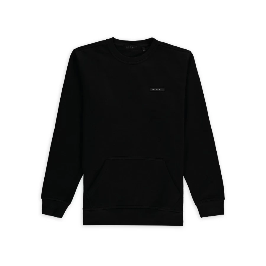 Aspact Women's Black Sweater - Classic Knit Pullover for Casual Wear