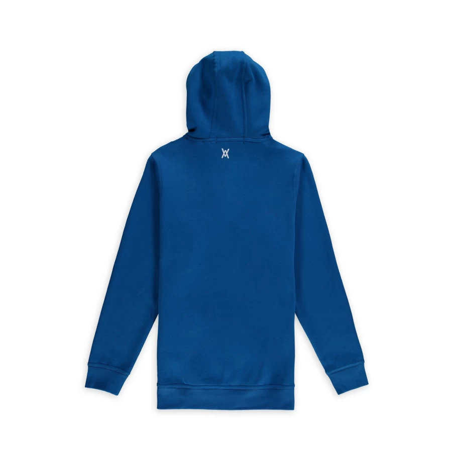 Aspact Classic Blue Circle Hoodie - Men's Casual Pullover Sweatshirt