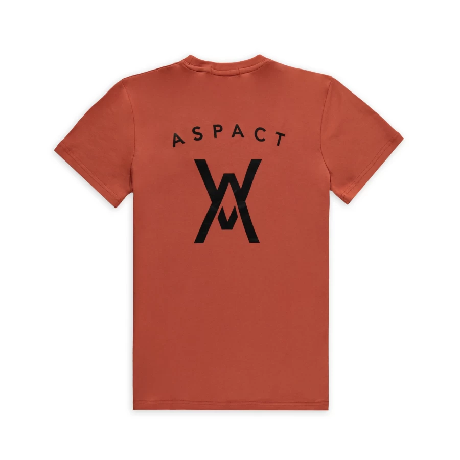 Aspact Mango Back Logo Tee - Stylish Cotton T-Shirt with Branded Design