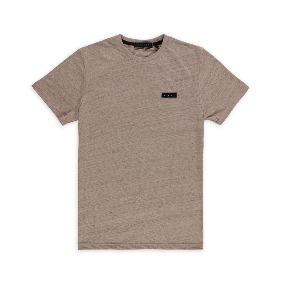 Aspact Men's Cool Comfort Red T-Shirt - Breathable Summer Tee for Casual Wear