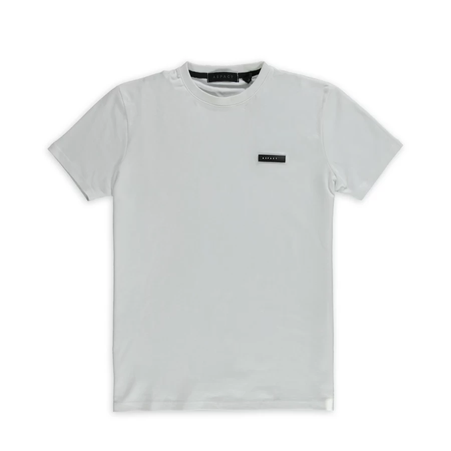 Aspact Premium White T-Shirt - Soft Cotton Men's Tee - Classic Fit Casual Top