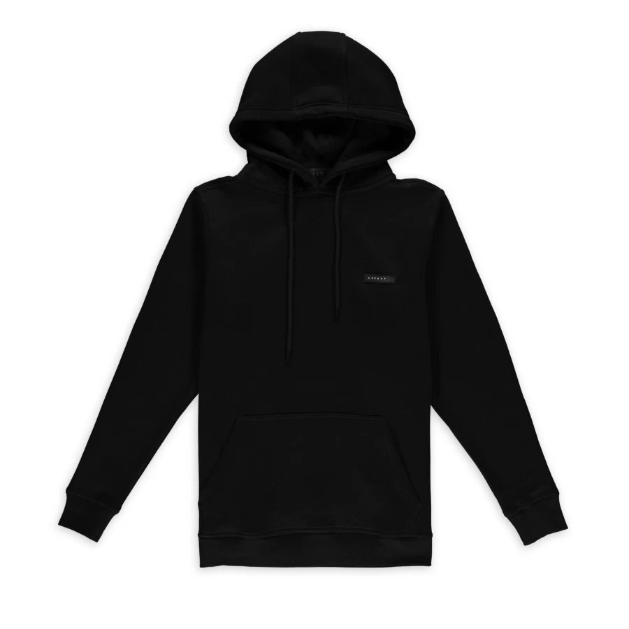 Aspact Premium Black Hoodie for Men & Women - Soft Cotton Comfort Fit Pullover
