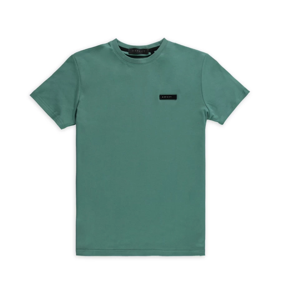 Aspact Premium Beryl Green T-Shirt for Men - Soft Cotton Crewneck Tee
