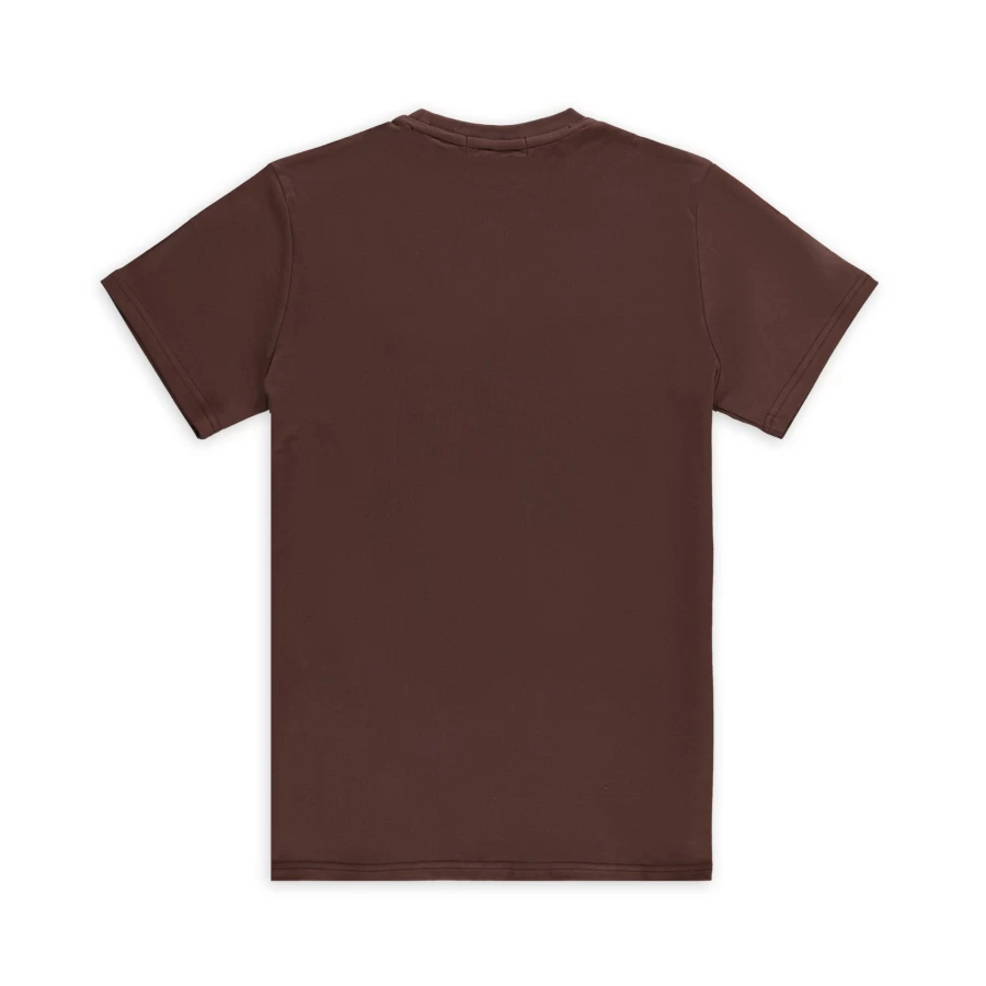 Aspact Knox Tee - Soft Brown Cotton T-Shirt for Men