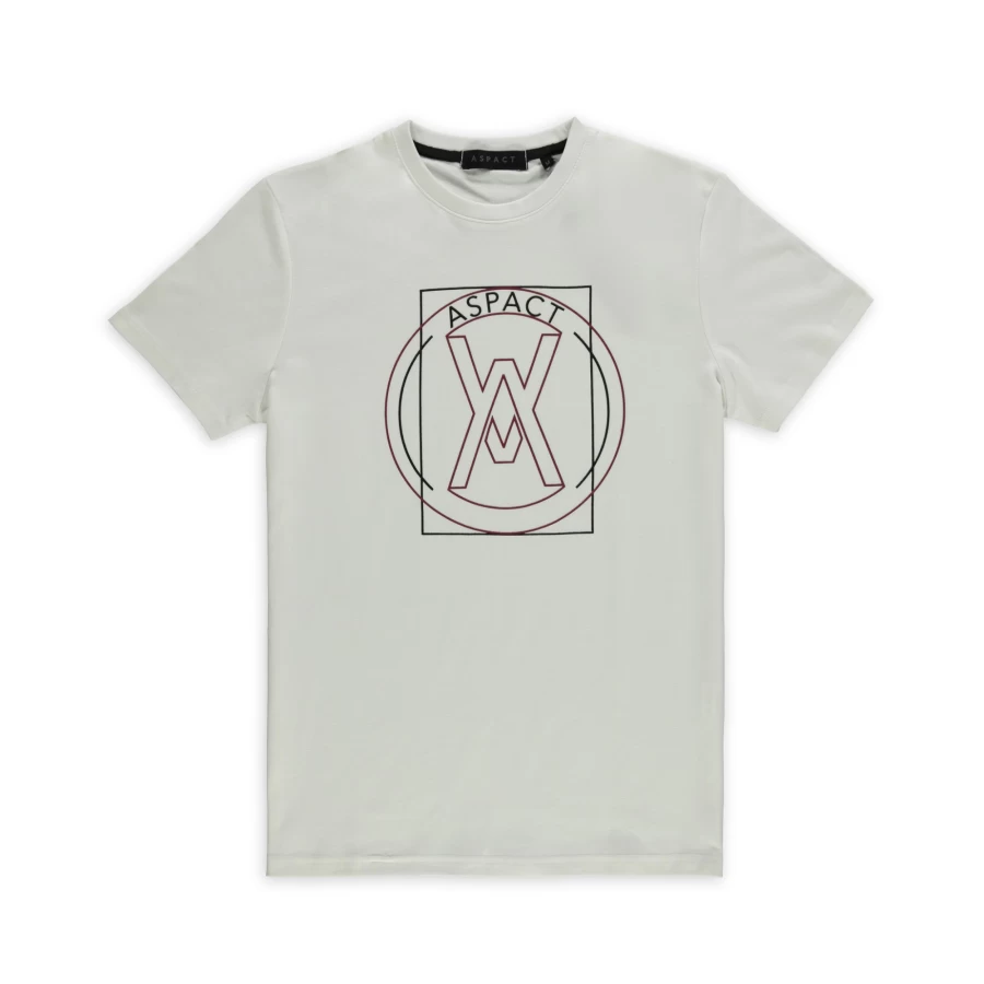Aspact Tunis Tee - Premium White T-Shirt for Men & Women | Soft Cotton Crewneck Top