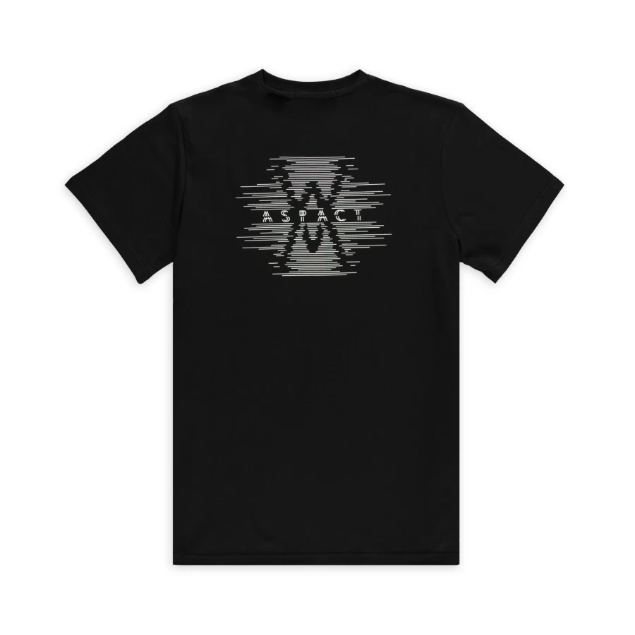 Aspact Glide Tee - Premium Black T-Shirt for Men & Women | Comfort Fit Casual Wear