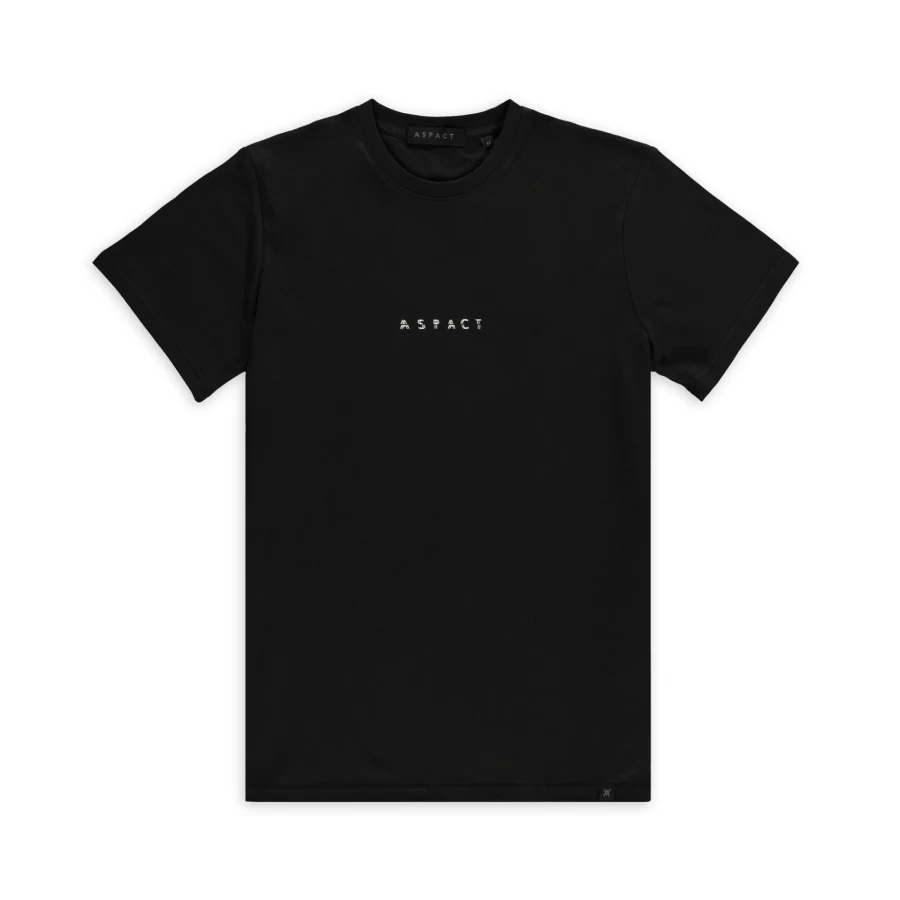 Aspact Glide Tee - Premium Black T-Shirt for Men & Women | Comfort Fit Casual Wear