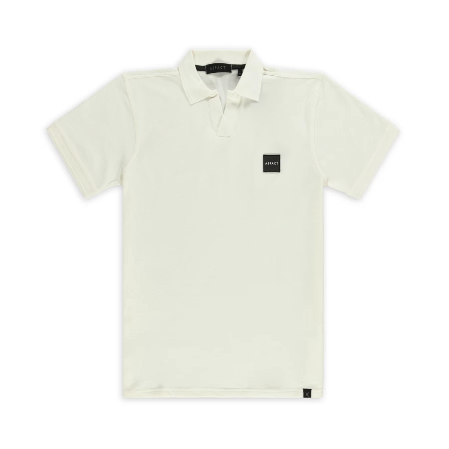Aspact Luxury Patch Polo Shirt for Men - Classic Canoli Design, Premium Cotton Blend, Comfort Fit
