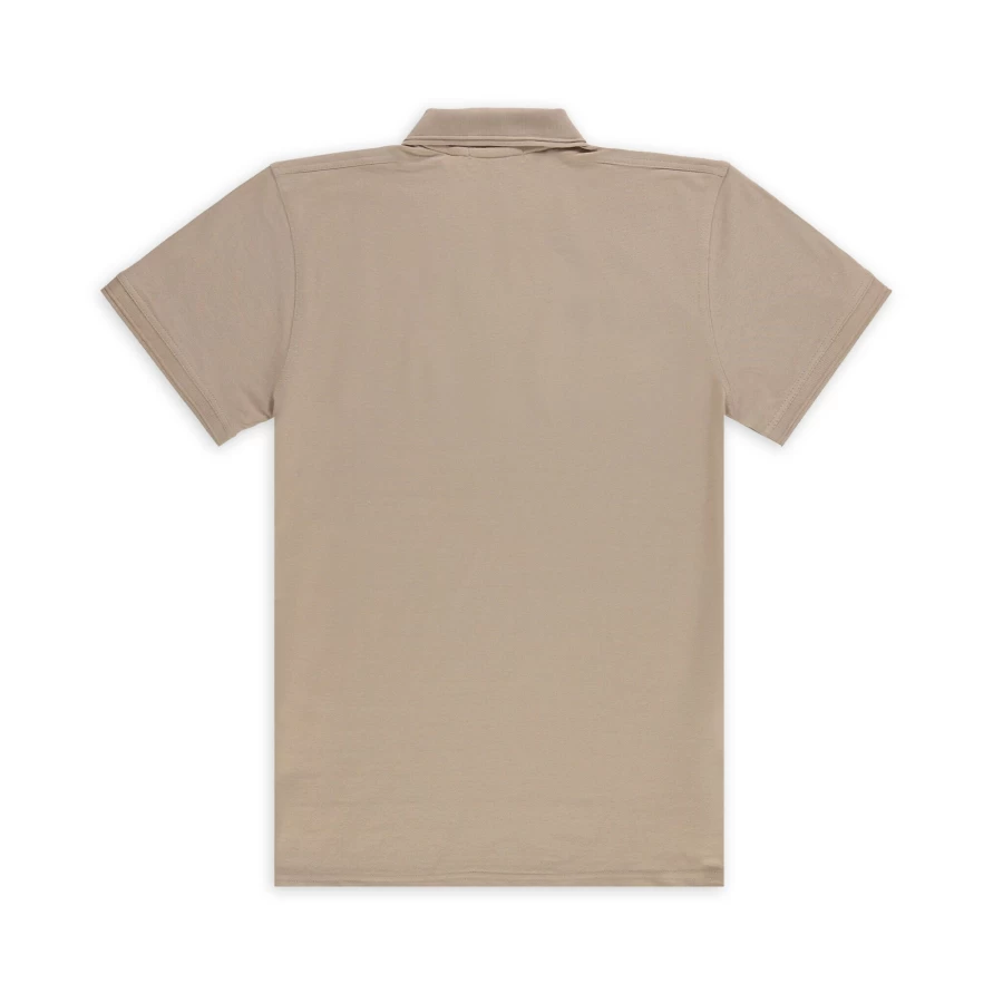 Aspact Teddy Bear Polo Shirt in Taupe - Soft and Comfortable Lost Teddy Design