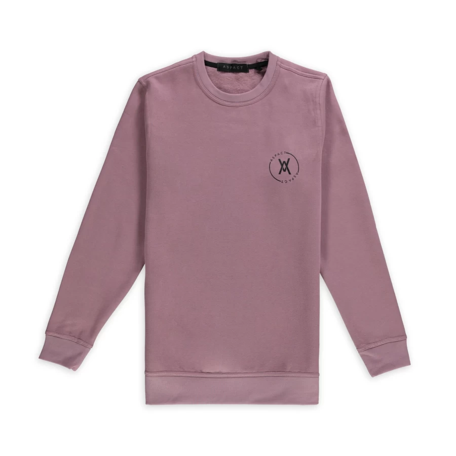 Aspact Elderberry Circular Knit Sweater - Soft Women's Pullover for Casual Comfort