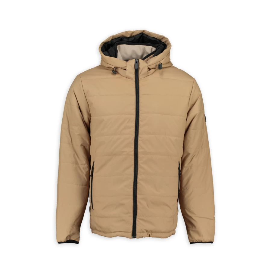 Aspact Men's Expedition Jacket - Lightweight Waterproof Outdoor Windbreaker for Hiking & Camping (Beige)