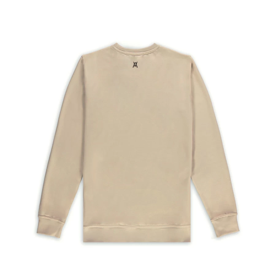 Aspact Taupe Leather Knit Sweater - Premium Leather Pullover for Men & Women