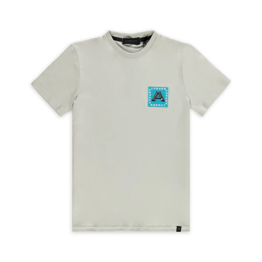 Aspact Royal Comfort Tee - Light Grey Premium Cotton T-Shirt for Men & Women