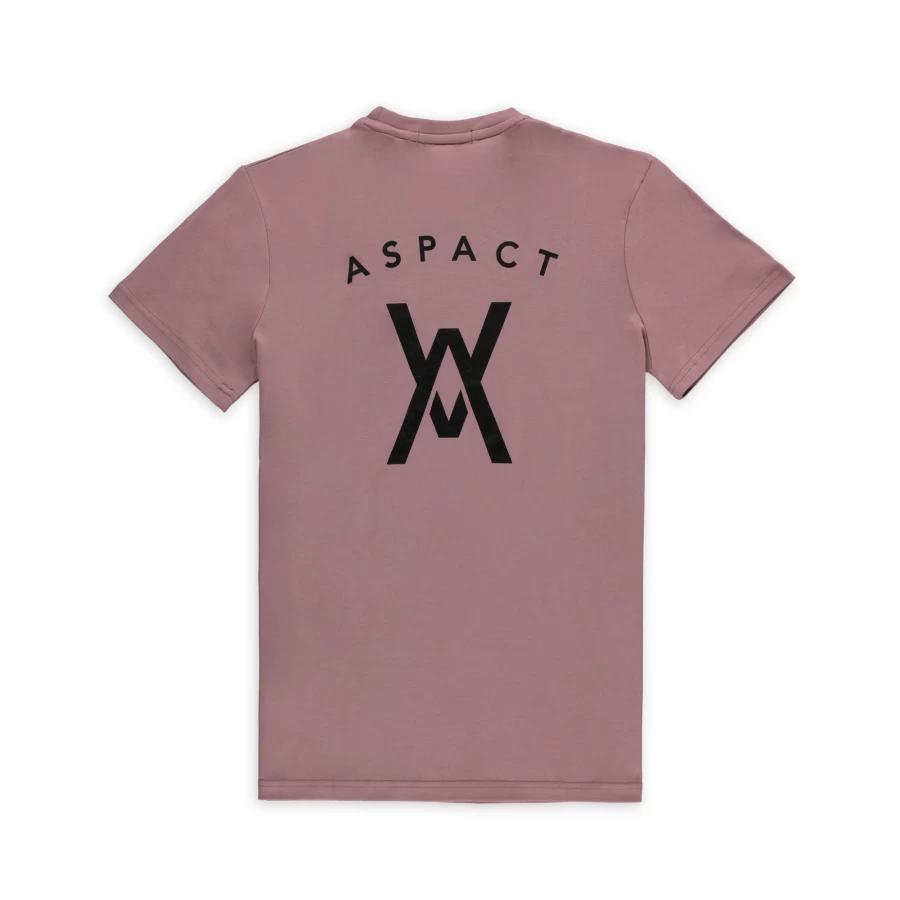Aspact Elderberry Back Logo T-Shirt - Premium Cotton Tee with Branded Design