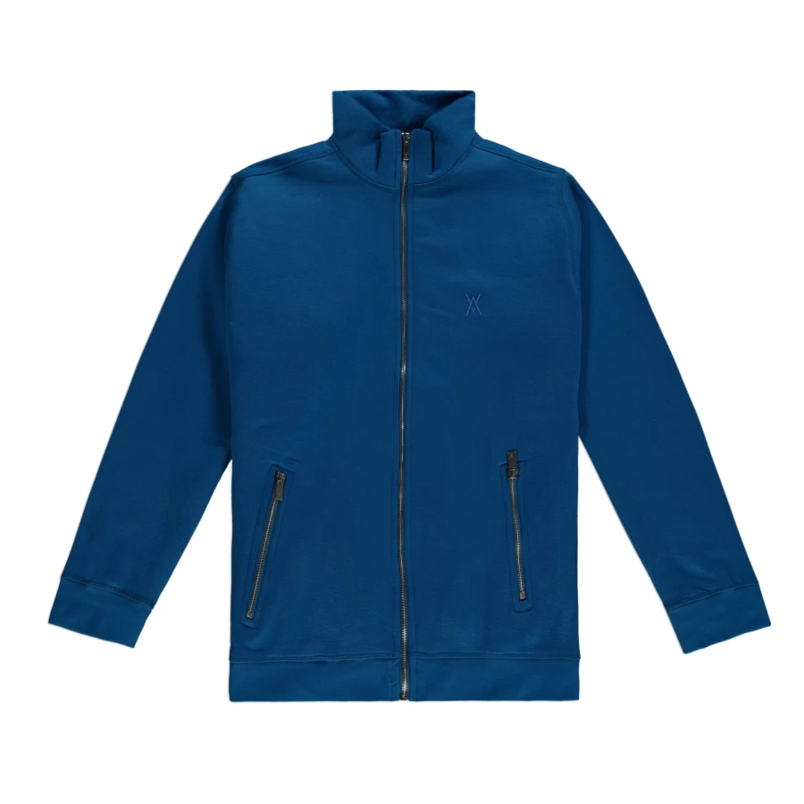 Aspact Classic Blue Zipper Vest for Men - Lightweight & Stylish Outdoor Wear