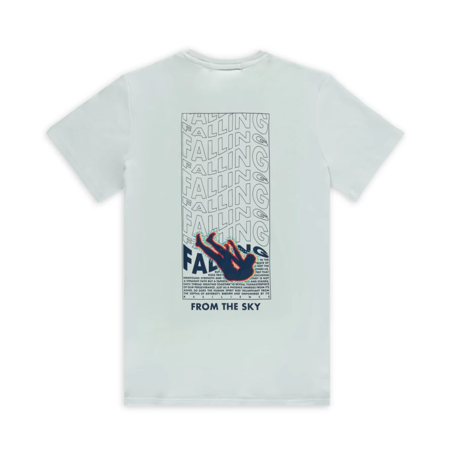 Aspact Falling Tee Ice - Trendy Graphic T-Shirt for Men and Women
