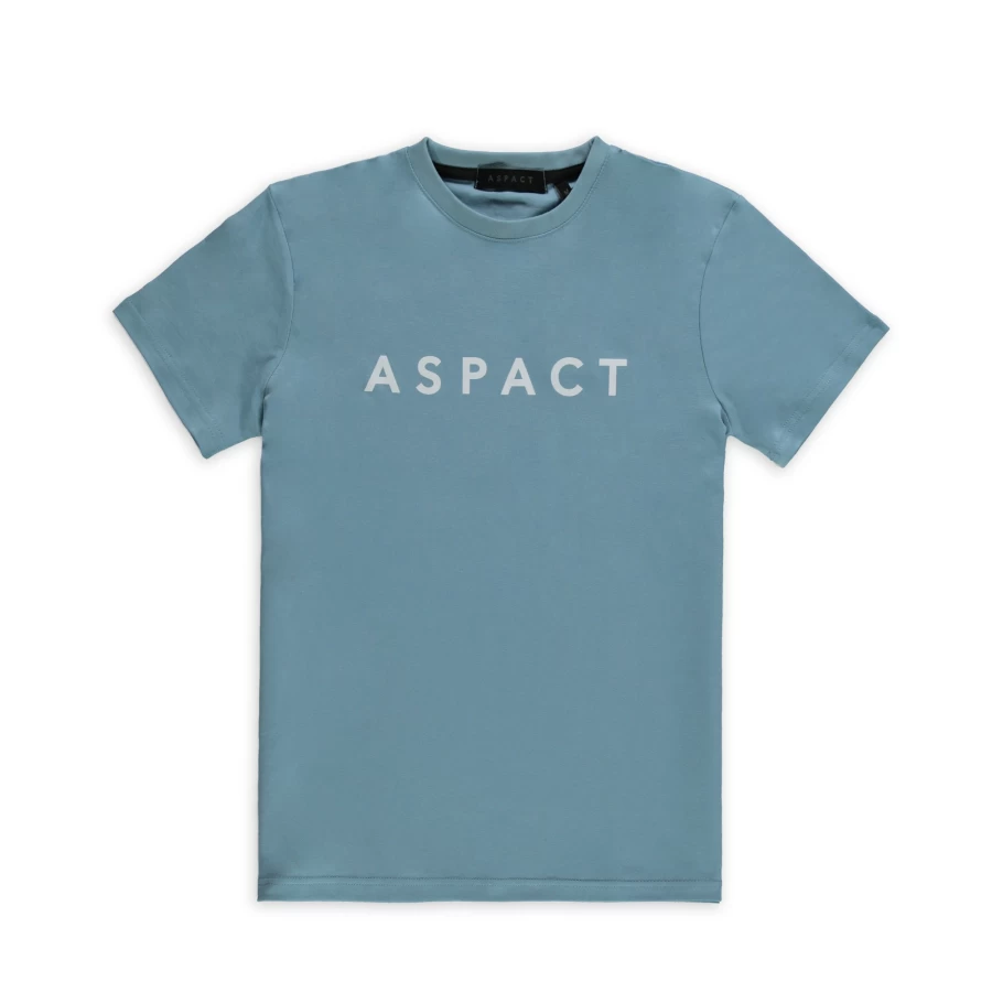 Aspact Calais Light Blue T-Shirt for Men - Comfortable Cotton Tee