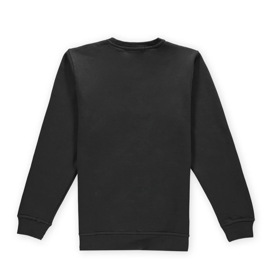 Aspact D.Grey Logo Crewneck Sweatshirt - Ton Sur Ton Embroidered Design