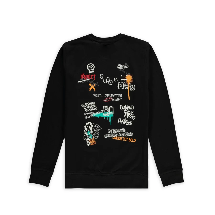 "Aspact Black Sweater - Stylish & Comfortable Men's Knitwear for Casual Wear"