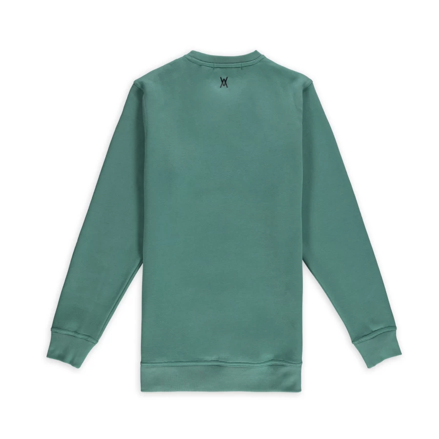 Aspact Beryl Green Circle Knit Sweater - Soft Casual Pullover for Women