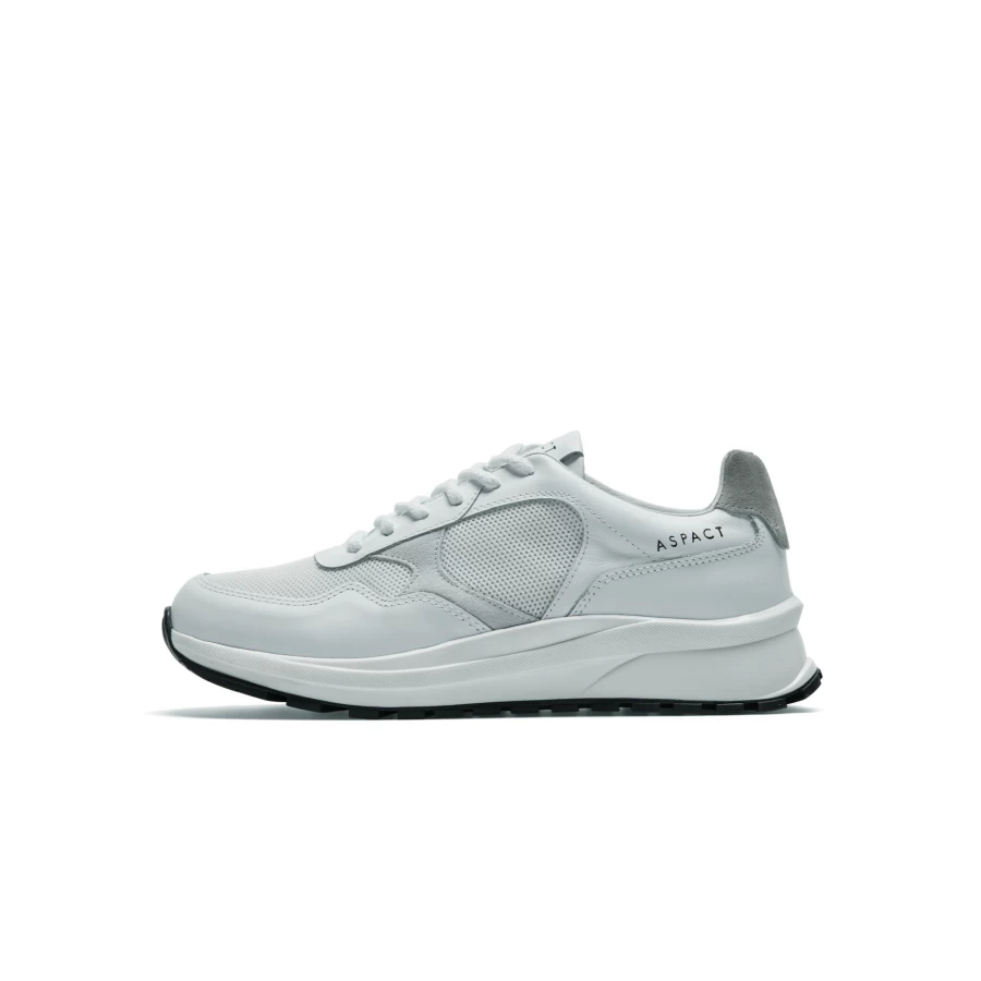 Aspact Runner White - Lightweight Running Shoes for Men & Women - Comfortable & Durable Design