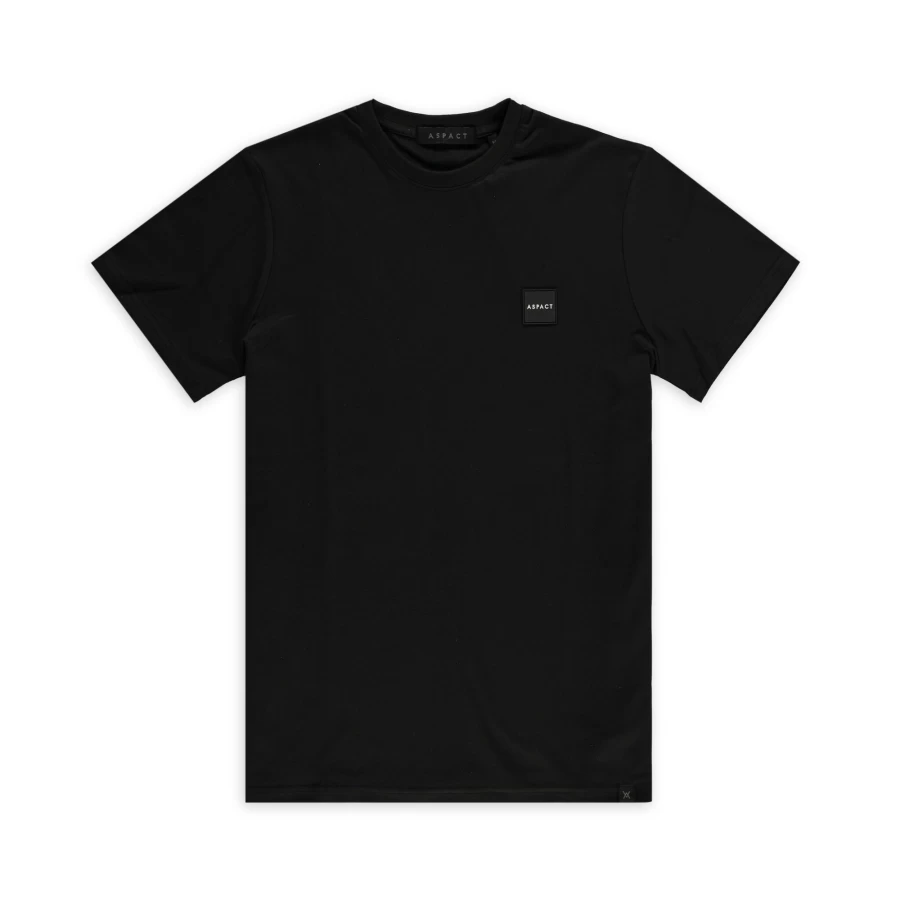 Aspact Luxury Black T-Shirt for Men - Premium Cotton Tee