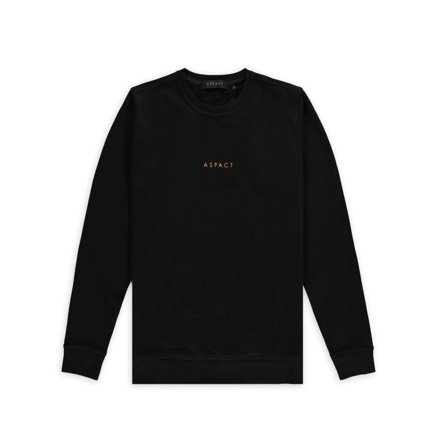 "Aspact Abstract 3D Pattern Black Sweater for Men & Women"