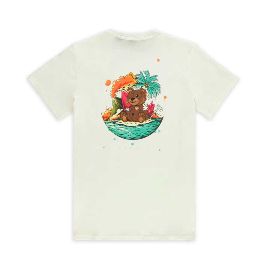 Aspact Lost Teddy Tee Canoli - Vintage Graphic T-Shirt for Men & Women