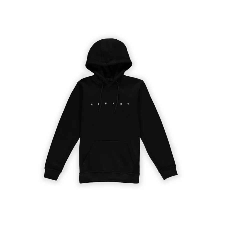 Aspact Iconic Hoodie 2.0 - Premium Black Pullover for Men & Women