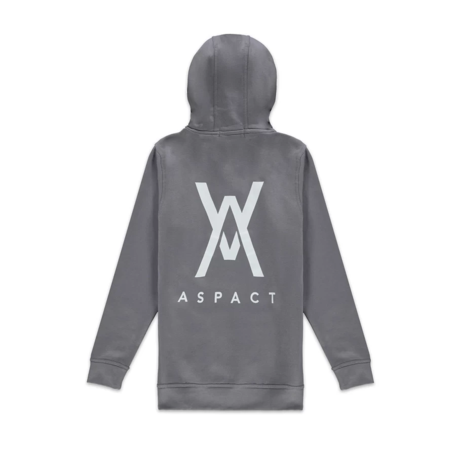 Aspact Quick Silver Logo Hoodie for Men & Women - Stylish Pullover with Embroidered Back Design