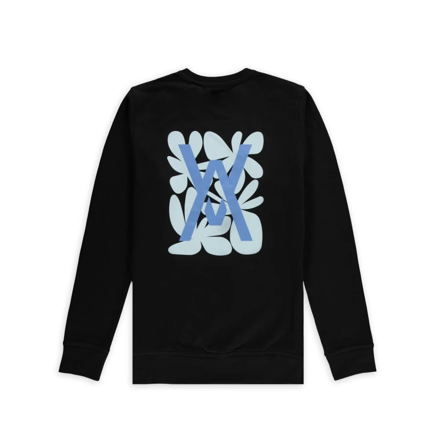 Aspact Abstract 1.0 Black Sweater - Premium Men's/Women's Knit Pullover