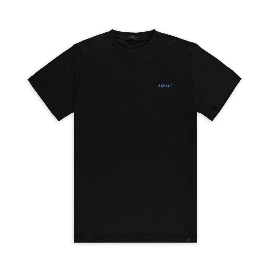 Aspact Abstract Tee 1.0 - Black Graphic T-Shirt for Men & Women