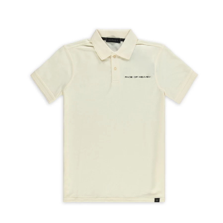 Aspact Men's Premium Beige Polo Shirt - Classic Heaven Collection - Comfortable Casual Wear