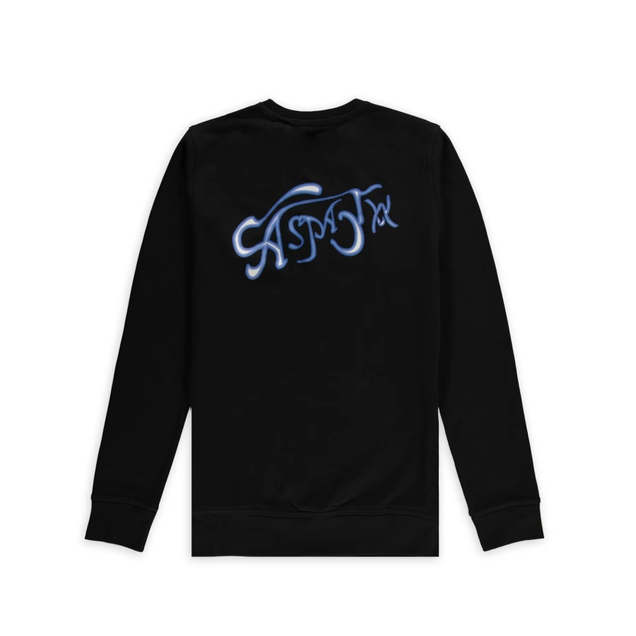 Aspact Black Liquid Knit Sweater for Men & Women - Soft Stretch Comfort Fit