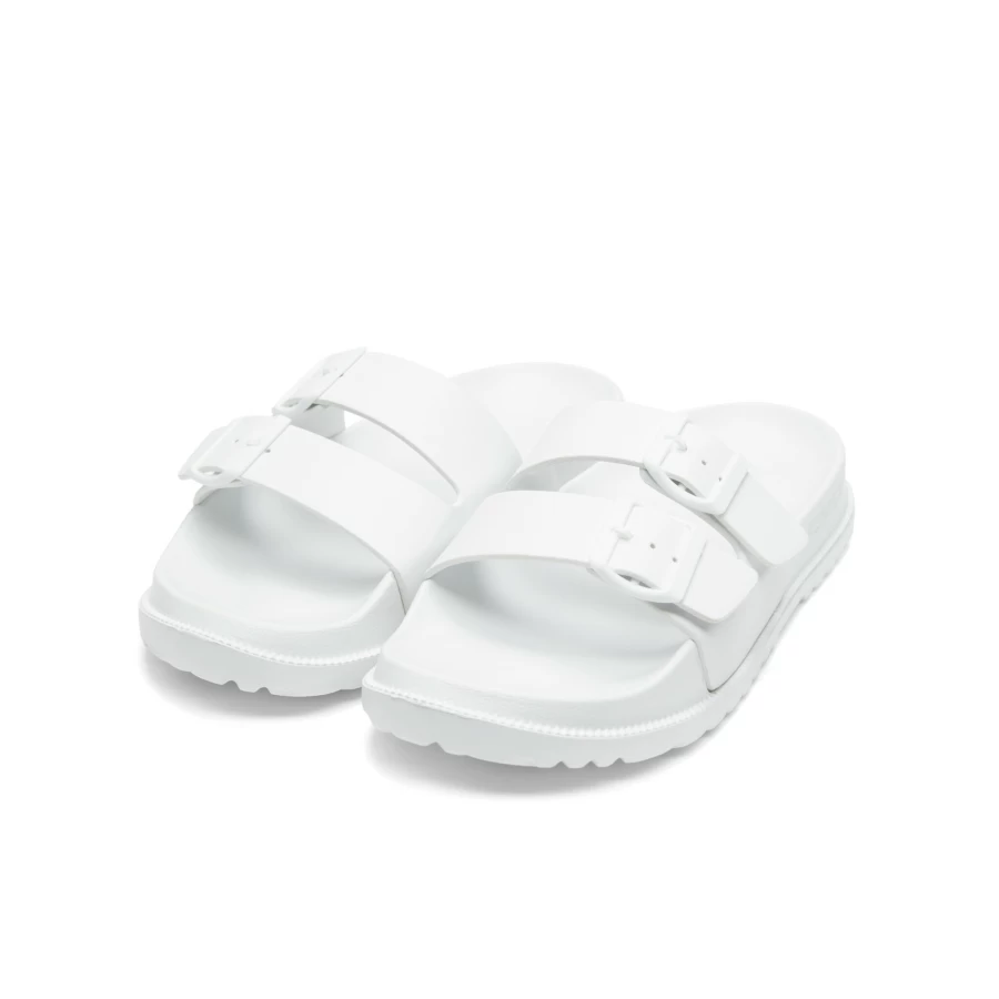 Aspact Women's Lodge White Sandals - Comfortable Casual Beach Footwear